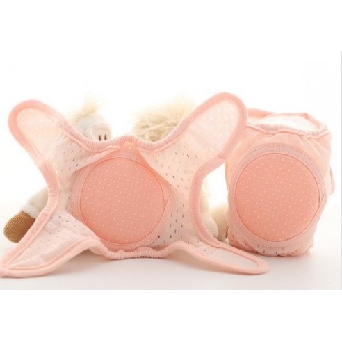 Adjustable knee pads with soft anti-slip insert - Pink buy in online store