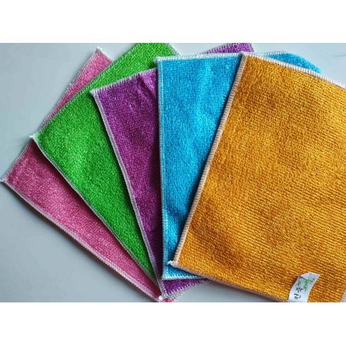 Bamboo cloth for washing dishes and cleaning at home 18 * 23cm - thin buy in online store