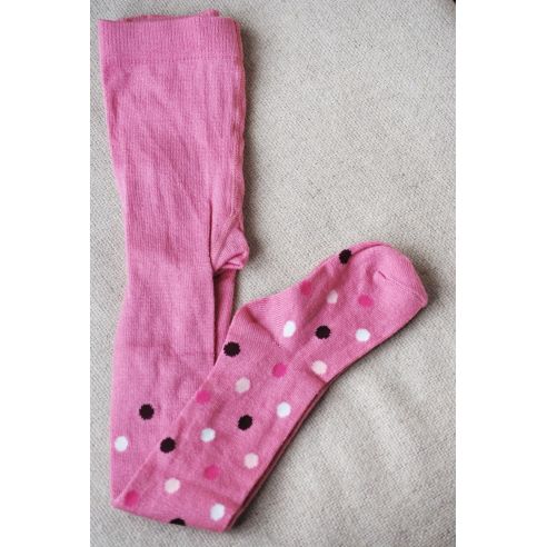Merino wool tights 98-104p - pink circle buy in online store