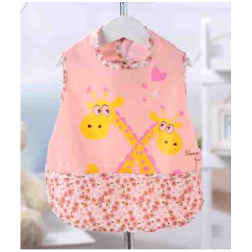 Cotton Aluminum Apron With Pocket - Pink Giraffes buy in online store